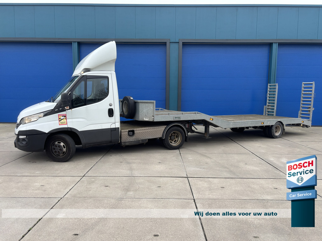 Iveco-40C18 3.0 180 PK Automaat Be Trekker + Veldhuizen P45-1 2019 Semi Dieplader-financiallease.expert